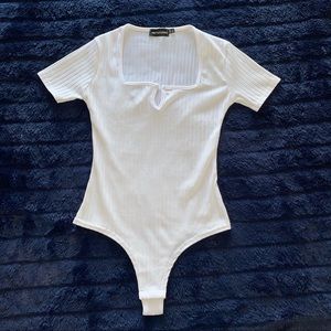 Prettylittlething white bodysuit